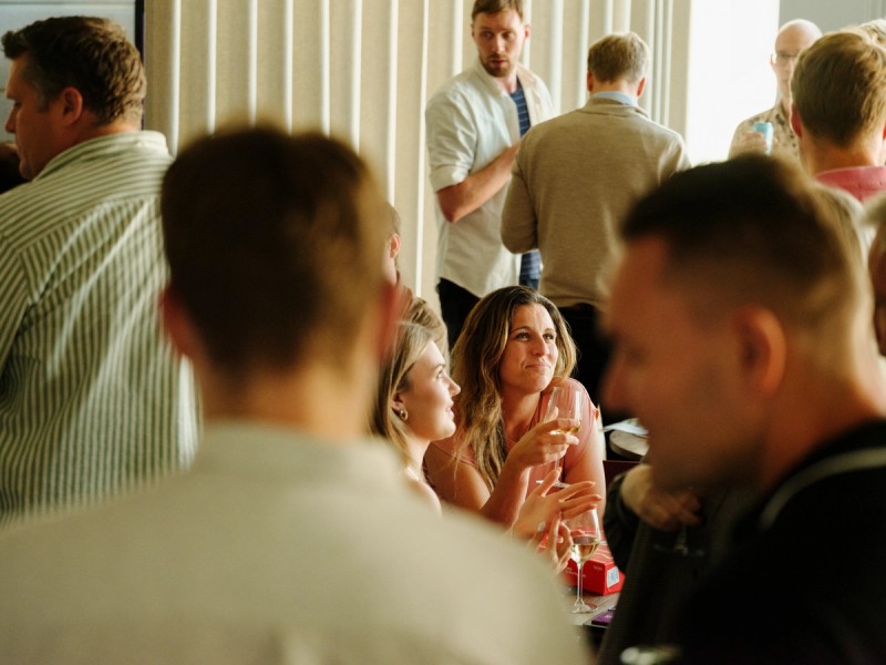 people in an office space
